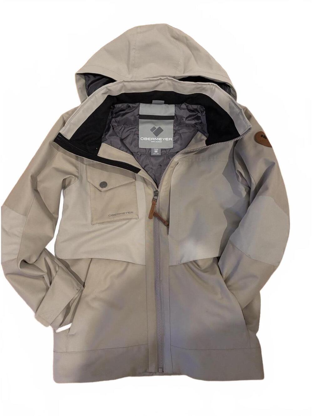 Obermeyer Teen Boys' Hooded Ski Jacket Size M (10-12)